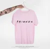 Herren-T-Shirts Sommer Herren T-Shirt Brief Freunde Drucken männlicher loser lässiger kurzer Slve Round Neck T-Shirt Multi-Farben Asien Größe S-3xl