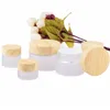 Fosco Limpar 5g 10g 15g 30g 50g 100g creme de vidro Frascos Esvaziar Emulsion Pots Frascos cosméticos de maquiagem Face Cream Containers Hot Sale EUA Canadá