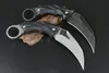 Te koop Karambit lnife d2 stenen wasblader volle tang zwart g10 handgreep buiten tactische klauwmessen met kydex 2711