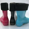 Hot Sale-M Baby Rain Shoes Child Four Seasons Valuta Boots Plus Velvet 0