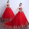 red bridal dresses