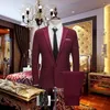 Terno de casamento masculino de luxo, blazers masculinos, ternos finos para homens, fantasia de negócios, festa formal, casual, trabalho, ternos (jaqueta + calça)