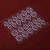 NA031 24PCS Transparent Double Sided Adhesive Tapes Stickers False Fake Nails Sticker Nail Tips Extension Stick glue Tools