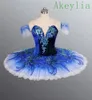 Professionale Tutu Balletto Adulto Rosa Donne Schiaccianoci Piatto di marzapane Pancake Tutu di balletto Vestito blu Costume di scena di balletto per wome301G