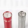 Alta Poderoso Mini Lanterna 9 LED À Prova D 'Água Flash de Luz Pequena Lâmpada de Bolso Tocha Lâmpadas Táticas para Acampamento Ao Ar Livre DBC VT0470