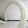 Arc de décoration de mariage 20x50CM, rangées de fleurs, allée de fête, route décorative, fournitures de centres de table citées, 10 pièces