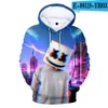 Dj marshmello 3d tryckt mode hoodies sweatshirts män kvinnor casual hoodies hajuku pullover hip hop kläder