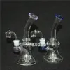 hookahs 7.4" glass beaker bongs water pipe oil rigs pipes bubbler bong dabber tool for wax