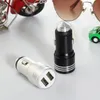 TOP الإضافية 3.1a سلامة المطرقة معدن الالمنيوم المزدوج USB شاحن سيارة للحصول على الروبوت الهاتف 2 منافذ USB الناتج شحن سريع محول