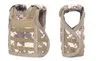 7 Färg Mini Tactical Vest Outdoor Molle Vest Wine Beer Bottle Cover Vest Dryck Kylare Justerbar Dryckeshandtag CCA11708 30PCS