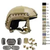 MH snelle tactische helm buitenlucht airsoft schietkopbescherming verstelbare kopvergrendelingsriem ophangingssysteem NO01-009