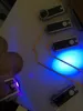 Portachiavi Tetris Portachiavi con fibbia luminosa Mini torcia quadrata in plastica con luce LED a batteria per uomini e donne