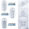 110-265V E27 LED Bulb Foldable Fan Blade Bulb 30W 45W 60W LED Lamp Super Bright White 6500K for Indoor Home Ceiling Light