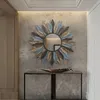 Criativo moderno europeu sala de estar parede pendurado espelho sol espelho decorativo varanda espelho parede pendurado decoração quadro hom2691749