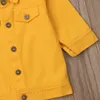 NOUVEAU TODDLER KIDS BÉBLES GRIPLES BARCHES Veste en jean à manches longues manteau manteau Outerwear4231444