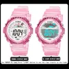 Panars Watch Boys Student Girls Waterproof Sports LED Digital Strefwatch kolorowy modny zegarek sportowy dla dzieci249v
