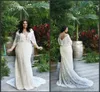 2020 new Mermaid Lace Wedding Dresses Plus Size Wrap mariage Cheap Beach Country Wedding Gowns Nigeria African robes de mariée