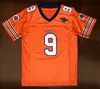 미국에서 배송 Bobby Boucher 9 The Water Boy 영화 남자 축구 저지 스티치 블랙 S-3XL 고품질 무료 배송