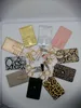 Foreign trade PU leather coin purse accessories animal pattern leopard print tassel pendant keychain