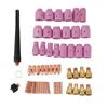 Freeshipping 55PCS Setup Consumables Kit For WP-9 WP-20 WP-25 Series TIG Welding Torch 13N 53N Nozzles