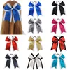 7 pouces Fashion Sequin Cheerleading Cheerleading Bow paillettes Grosgrain Ribbon Bows Elastic Band Ponytail Hair Hair pour filles et WOM3183007