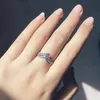 NEW Princess Wish Ring Оригинальная коробка для Pandora Стерлингового серебра 925 пробы Кольцо принцессы Wishbone Rings Set CZ Diamond Women Wedding Gift RING