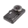 Yenilik Araba DVR Kara Kutu Sürüş Video Kamera Araç Dijital Kaydedici 4 Inç Ekran 2ch Çift Lens 170 ° Geniş Görünüm Açı Gece Görüş