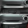 ABS Nero Co-pilota Maniglia Scatola di Immagazzinaggio Copertura Decorazione Per Jeep Wrangler JK 2011-2017 Accessori per Interni Auto