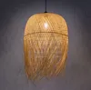 Bambu Pingente Luzes Lâmpadas Pendure Led MJapanese para Casa Luminaire Design Pendente Loft Hanging Luminárias Suspensão Luster MYY