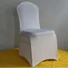 Universal White 3D Rose Wedding Party Chair Covers White spandex lycra chair cover pour Wedding Party Banquet beaucoup de couleurs