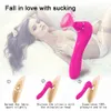 Hiwup Vagina Sucking Vibrator Sex Toy para mujer succión de lengua oral para adultos Sucker Clitoris Estimulador Masturbator Toy erótico T20071246H