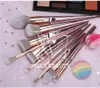 Logo VMAE Hot venda de produtos personalizados 10pcs de alta qualidade cosmética profissional Make Up Brush with Bag Laser