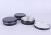 100 ml Vider cosmétiques Crème Jars en aluminium noir rond Filetage Jar cosmétiques containersNotre Baume à lèvres Bouteille Pot