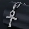 Pingente de colar de chaves de chave de chave de corda com corrente de corda de corda de 4 mm de tênis de 4 mm de jóias de hip -hop de jóias de hip -hop258n