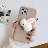 Plush three-dimensional anti-fall iPhone 11 pro max case for Apple protective cover xs all-inclusive max soft rubber xr power bank