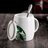 Caneca de café com alça de 420 ml, copos térmicos de aço inoxidável, garrafa térmica a vácuo, garrafa de água para adultos, homens de negócios, chá, xícara Starbucks289V