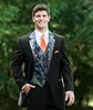 Cabido bonito do teste padrão do casamento do noivo smoking Camouflage Único Breasted Camo Mens ternos de casamento entalhado lapela do noivo desgaste Suits Prom 2020