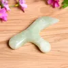 Herramienta de perilla de masajeador de terapia de masaje de tejido profundo de acupresión con punto de disparo de piedra de Jade para articulaciones de relajación de cuello 7344242