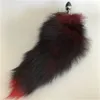 Accessoires Red teintes réelles réelles REAL FOX FUR PLIGE ANAL PLIGNE COSPlay Toy Love Sweety Toy Soft Fluffy Accessoires