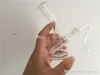 2pcs 10 milímetros Feminino de vidro copo Bongos Mini dab plataformas petrolíferas Dab taça de água Bong mini-queimador de óleo bong para fumar com tubo queimador de óleo de vidro