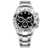 Relógios masculinos de luxo 116500LN Designer Watch Montre de Luxe relógios de pulso automáticos moldura inoxidável 316L aço adustável fivela dobrável