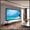 Homecinema 16:9 HDTV 4K White Woven Acoustic transparent Sound acoustically Fixed frame projection projector screen,F1HWAW