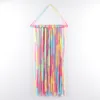 Neue ankunft Bögen Lagerung Gürtel Haarspange Haarband Organizer Kinder Regenbogen Farbe Haar Clips Haar Halter DIY Haar Zubehör 6 stücke