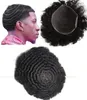 Män hårstycken Mens Wig Hair Unit 8mm Wave Full Lace Toupee 10a Indian Virgin Human Hair Replacement Wig For Men 6780903