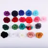 Flower Lapel Pin Rose for Wedding Handmade Boutonniere Stick Boutineers for Men 21Pcs Assorted Color