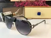 Lyx-Vintage guld / brun pilot solglasögon oculos de sol mens lyxig designer solglasögon nyanser ny med låda