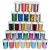 Nails Dekorationer Nya Ankomst Bruten Spegel Glas Nagelfolie Klistermärke Stjärnor Broken Tips Stencil Dekal Nail Diy Art Supplies