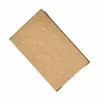 50pcs 4x2x6.5cm carré noir brun papier kraft pliable boîte d'emballage carton cadeau boîte d'emballage chocolat petit artisanat boîte d'emballage pour le stockage