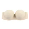 Sexy Self Adhesive Magic Push Up Bra Strapless Invisible Bras Side Closure Bras Cup B 2 Colors Black Flesh Newest308w