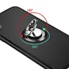 Niversal magnetisk telefonhållare 360 ​​graders rotera fingerringstativ för iPhone XS XR HUAWEI smartphone supportfäste spegel ultra-tunna